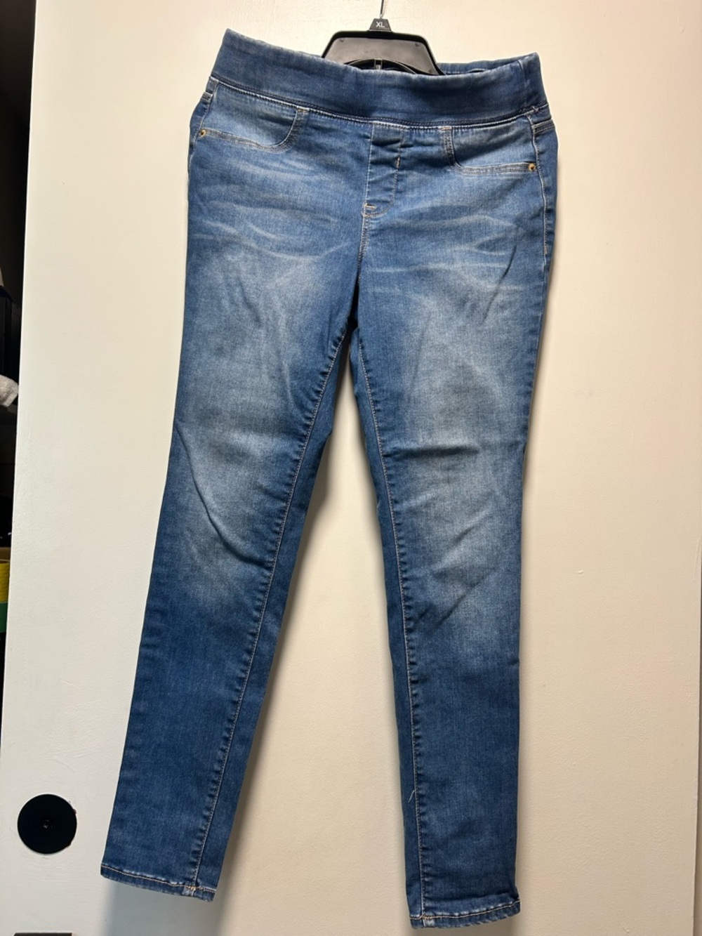 Old Navy Medium Blue Stretch Denim Jeggings skinny jeans